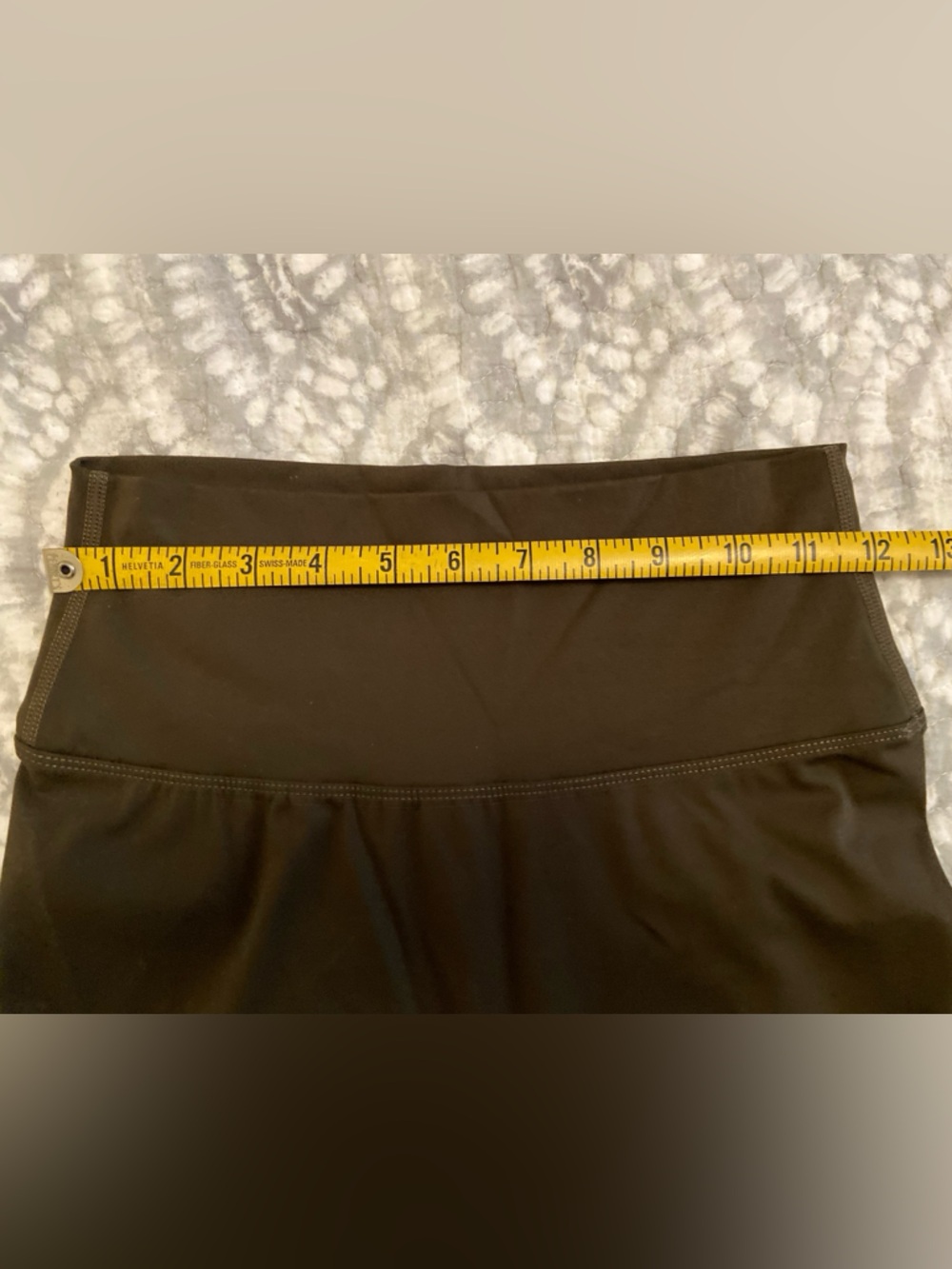 Lululemon Align Leggings Olive Green High Rise Crop Size 6 Sporty Stretch Pants - Picture 11 of 11